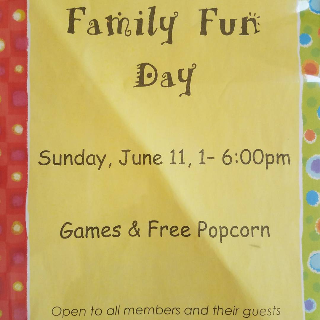 Our first #familyfunday is tomorrow! #games, #waterballoons  and free #popcorn! Register for #summer at frcpweb.com