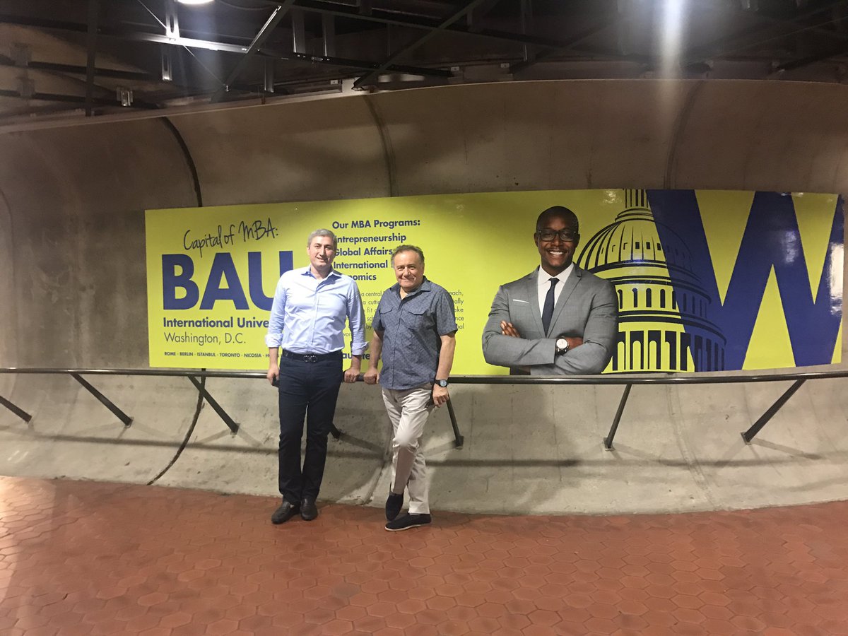 EnverYucel's tweet photo. Markamız her yerde. Gurur duydum. Washington'da her yerde BAU https://t.co/Yxpc6Brq0F