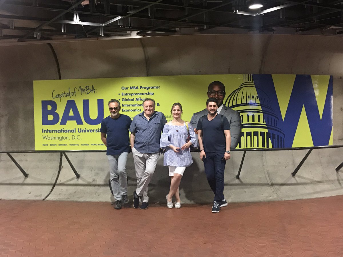 EnverYucel's tweet photo. Markamız her yerde. Gurur duydum. Washington'da her yerde BAU https://t.co/Yxpc6Brq0F