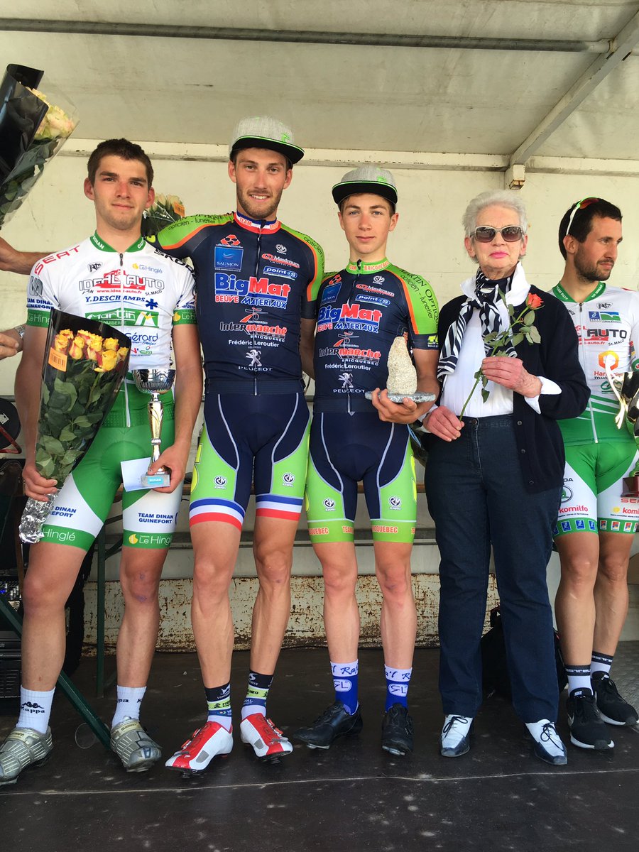 UCyclisme's tweet photo. VICTOIRE 🏆🥇🥉
Au Hinglé (22) Simon en gagne une belle avec Cedric 3e. Très belle course d'équipe Enric 17è et Alexandre 19e
#GoodJob 🏆🚴🏼💨💨💪🏼 https://t.co/inRtNMXcJz