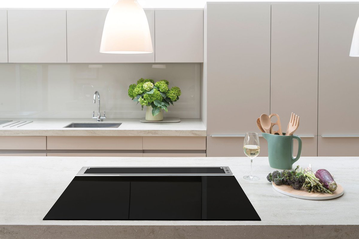 caple's tweet image. Discreetly tucked away in your worktop, the DD903BK flip downdraft is an #elegant addition to any #kitchen #caplequality
