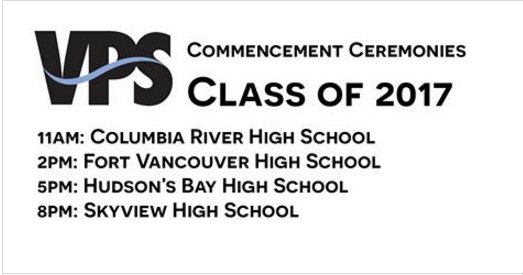 VancouverSD's tweet photo. Congrats class of 2017! 🎓  Watch today's ceremonies live: https://t.co/wmWvFSxdv7 @valseeley7 @SuptVPS @JGrizzle81 @FVHS_CIS @CRHeadofSchool https://t.co/Ma2fKfNCfm