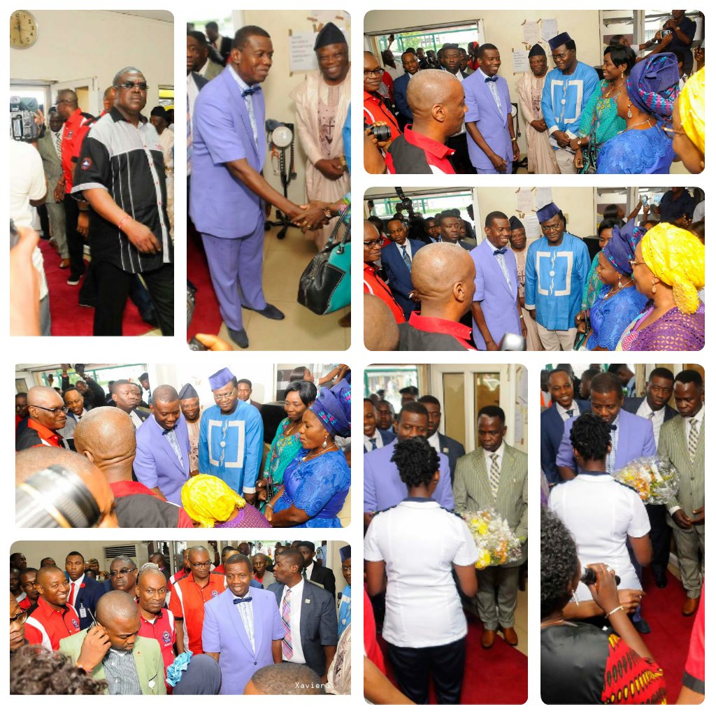 RCCGPromisedLan's tweet image. Retweeted RCCG City of David (@RCCGCityofDavid):

#AboutLastSunday after #Excel2017: When @PastorEAAdeboye walked in to launch LASUTH’s ICU upgrade #MakingGodFamous
