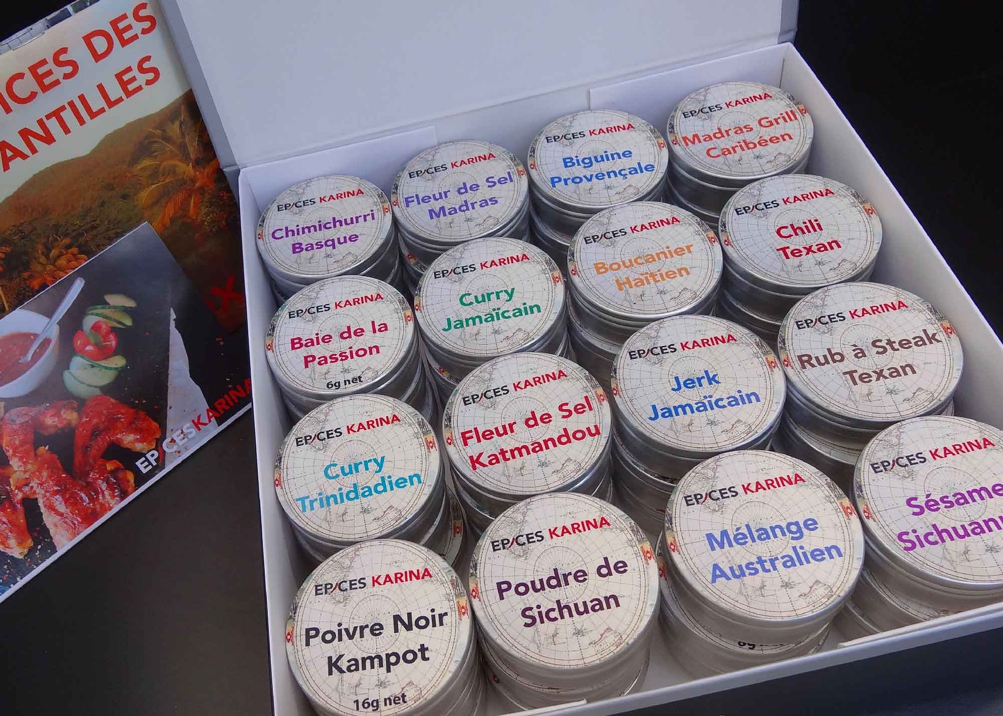 Coffret Epices Antilles (par KARINA)