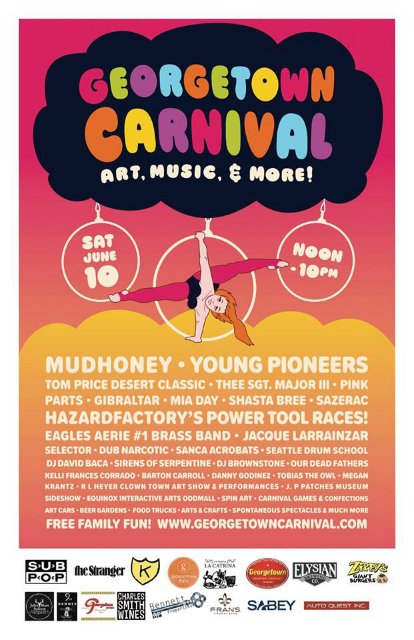 KEXP Suggests: the Georgetown Carnival today Sat 6/10 w/ <a href="/_Mudhoney/">Mudhoney</a>, <a href="/SlctrDubNarcot/">Calvin Johnson</a>, <a href="/GibraltarSongs/">Gibraltar</a>, MORE! FREE ow.ly/OJqV30ct7d3