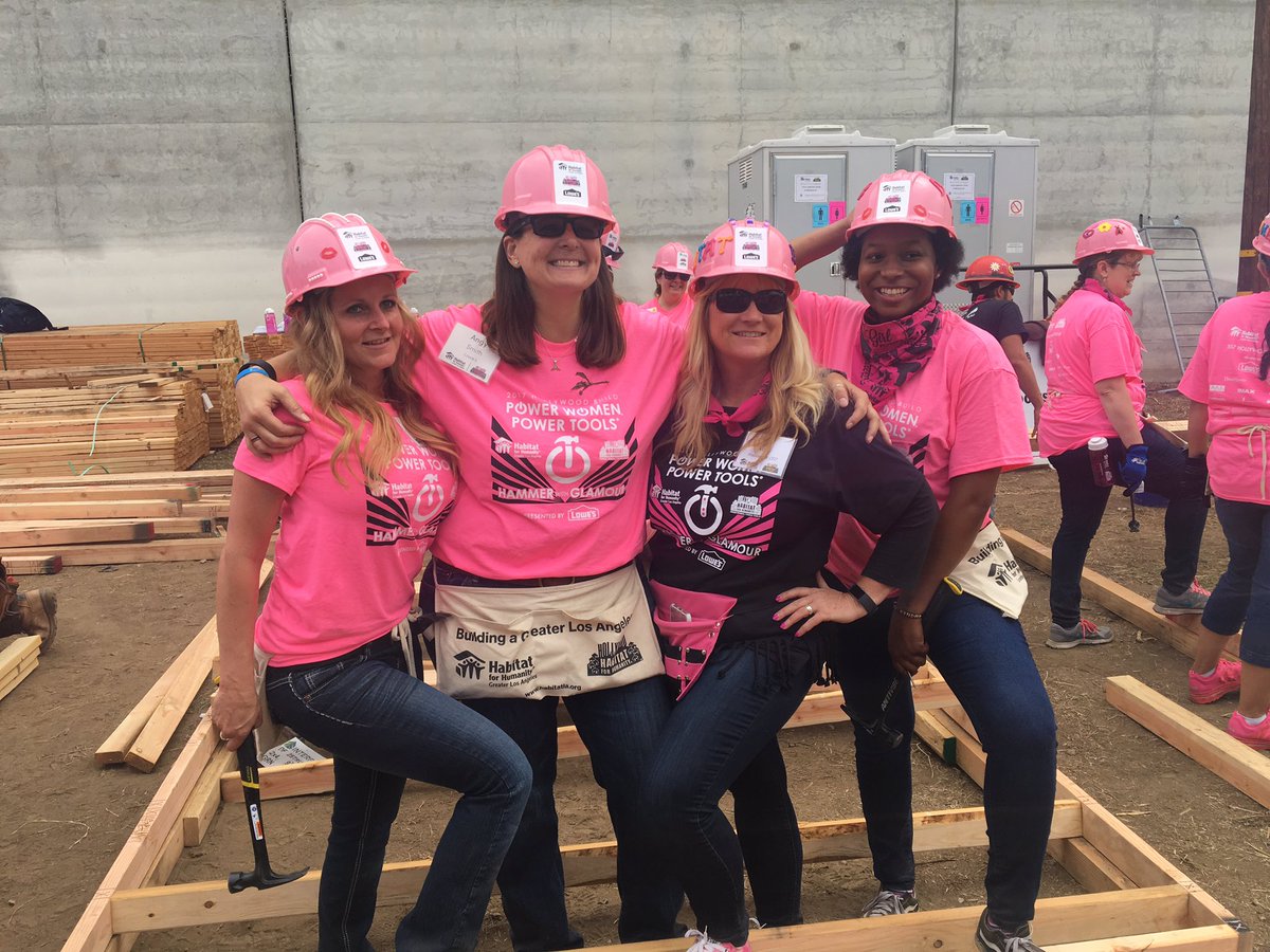 pink hard hat lowes