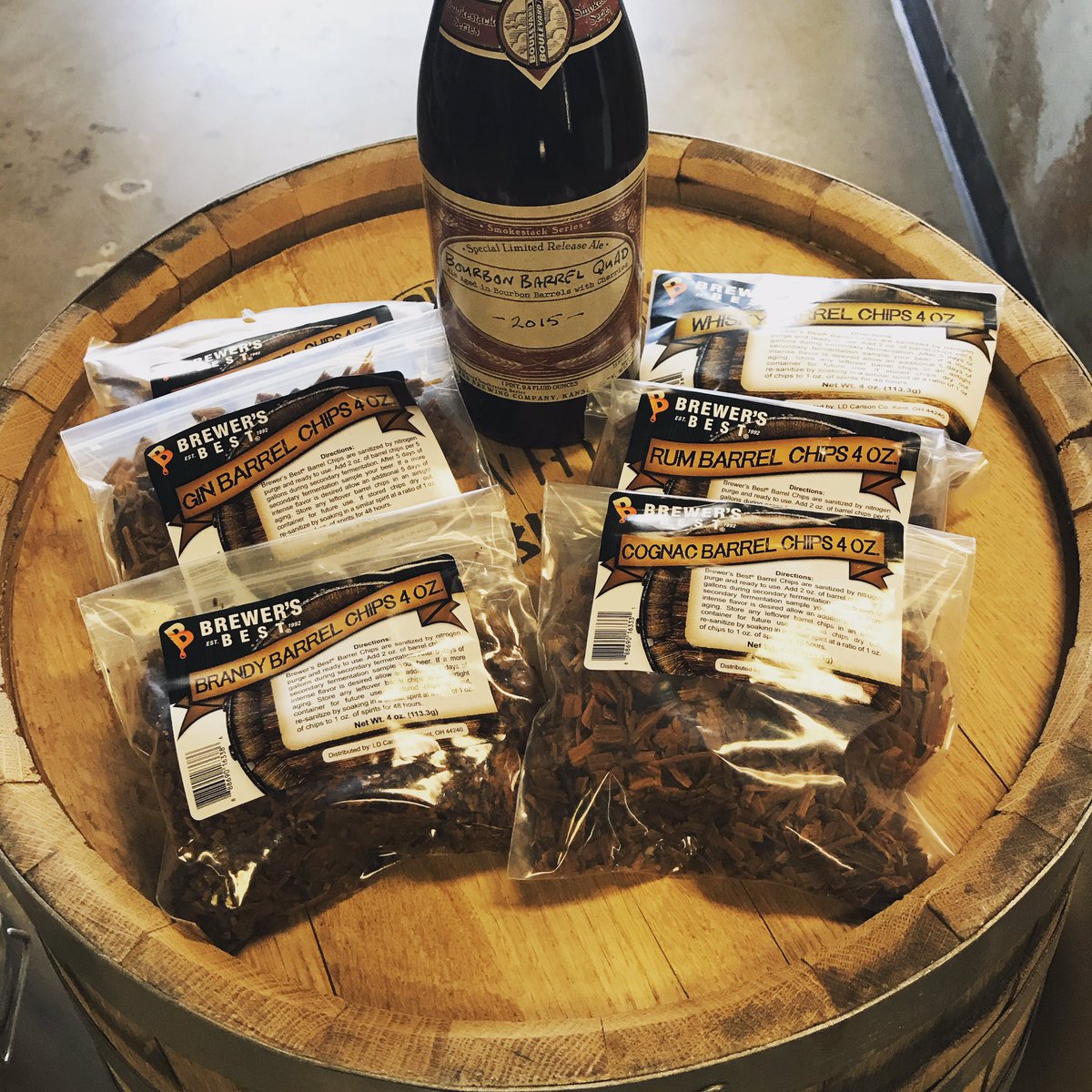 TonyD_KC's tweet photo. #Woodage beer Enthusiasts! We now have #BrewersBest #BarrelChips @apexbrew_n_bbq #brandy #cognac #gin #rum #tequila & #whiskey #homebrew https://t.co/pYbf4dAe52