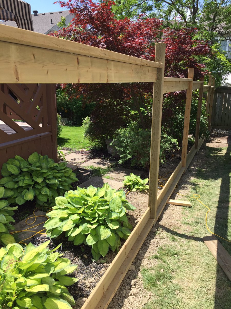 HACKEY17's tweet photo. Not bad for a rookie π¨#fencebuild https://t.co/pOs7AtNL2J
