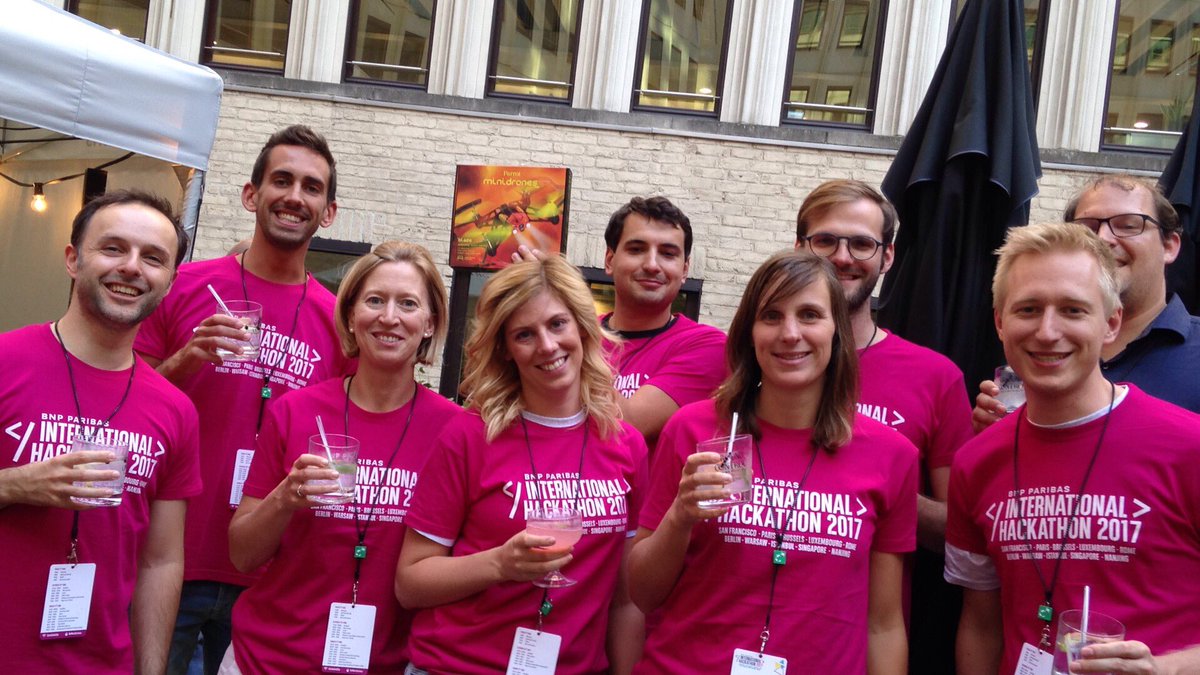 azizaidrissija1's tweet photo. #traderouter, the winner of the local tweet Battle #Internationalhackathon #Brussels @bnpparibas https://t.co/xowa1xEMxE