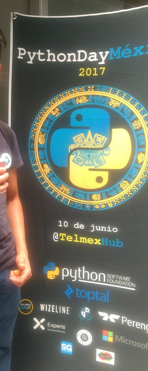 Branf56's tweet image. #PythonDayMx17