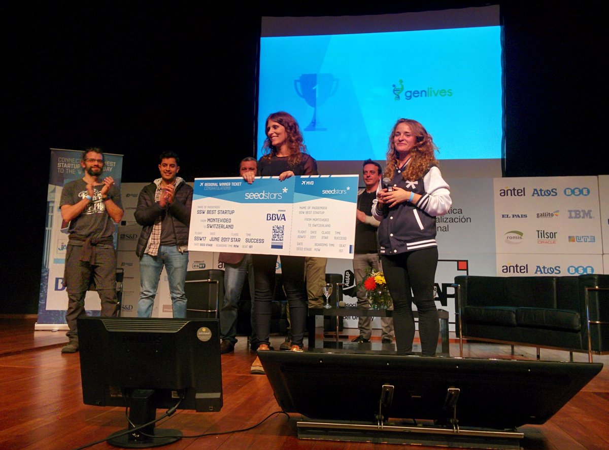Seedstars's tweet photo. And we have selected our #SSWMVD winner!! Congratulations to @genlives!! :) https://t.co/DmbHfWrxEV