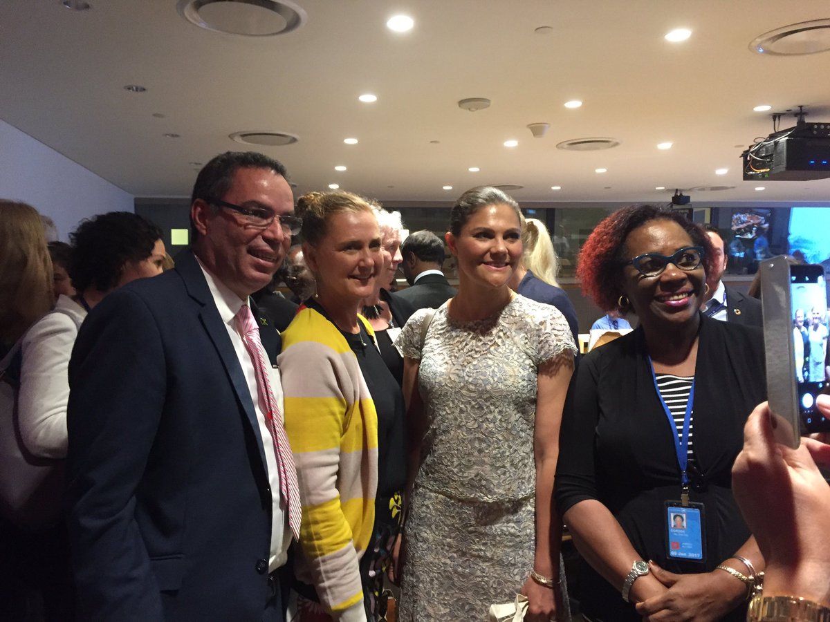 TomArnbom's tweet photo. "Swedish Crown Princess was complimented for being active it is rare by royals" said by the Indian delegate @wwfSverige @saveourocean https://t.co/T2eptIgRbp