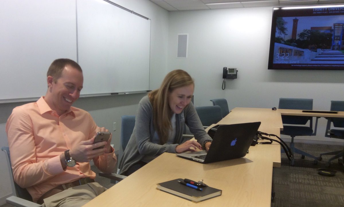 Work anniversaries are fun! Happy 2 years at <a href="/Trinity_U/">Trinity University</a>, <a href="/anniecutler/">annie</a>! cc: <a href="/ljkalb/">Laura Kalb</a> @scottattrinity <a href="/erinelisehood/">erinelisehood</a> <a href="/TUCareerService/">TU Career Services</a>