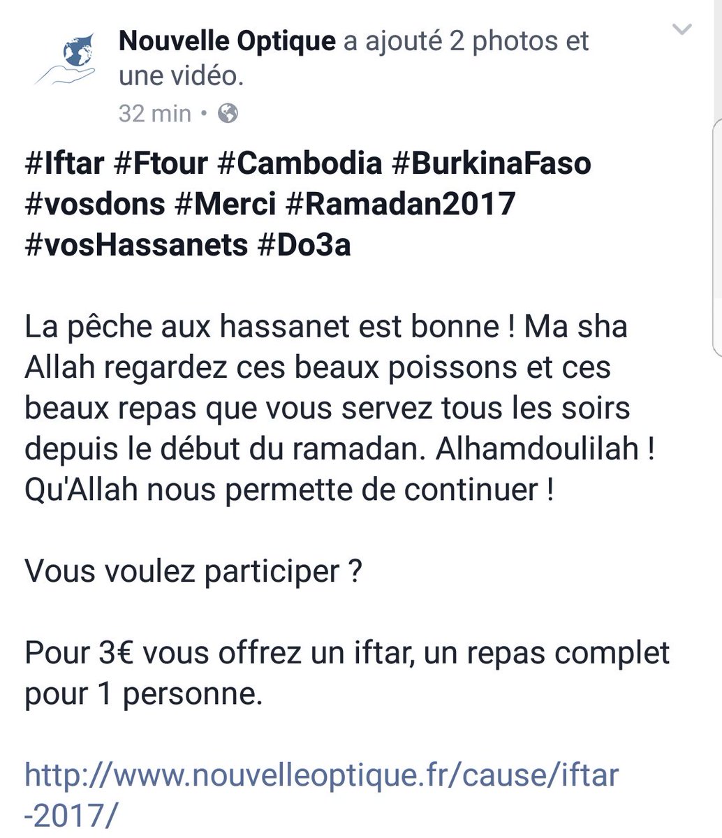 Nouvelleoptique's tweet photo. #Iftar #Ftour #Cambodia #BurkinaFaso #vosdons #Merci #Ramadan2017 #vosHassanets #Do3a
Vous voulez participer ?
https://t.co/0IXYicEt5z Rt https://t.co/Tjj5G4ykPB