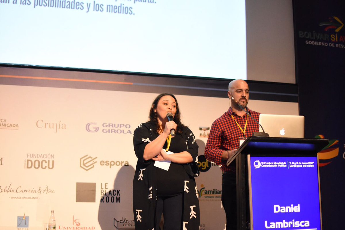 CumbreCP's tweet photo. "Nosotros buscamos generar puentes y comunicación fluida en 3 puntos fundamentales;  consultoría, creatividad y producción" @daniellambrisca https://t.co/CA8yzksedC