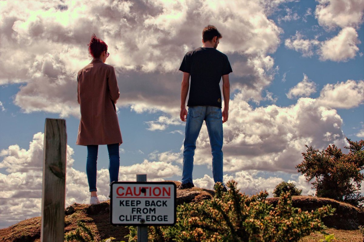Living on the edge. Family day trip exploring beautiful Scotlandand ❤️ and my 'little brother' on the picture (always little to me😉)