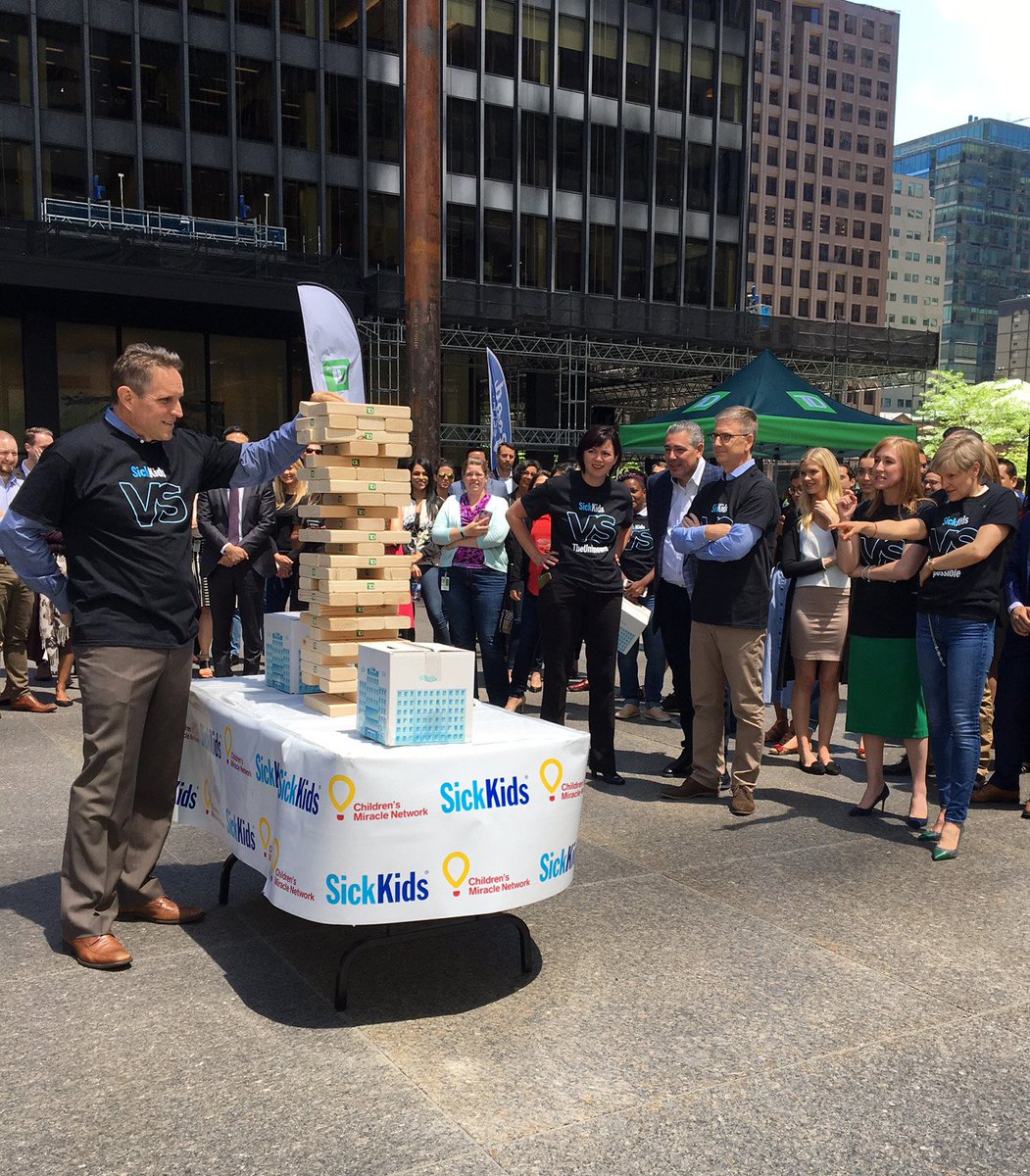 sickkids's tweet image. Thanks to @TD_Canada for supporting SickKids &amp;amp; @CMNCanada during their employee engagement day at TD Tower!