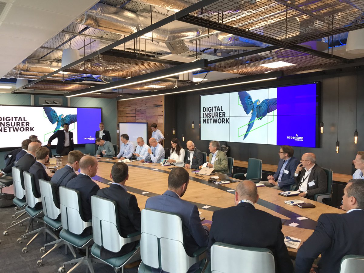 Full house again for the Digital Insurer Network conference in our @AccentureDigi Innovation Docks in Dublin this year.