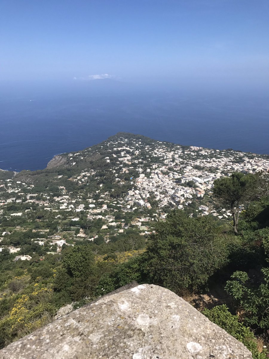 rachsamuel's tweet photo. The views from the top of Mount Solaro are amazing! So glad I got to experience it #Capri #Italy https://t.co/SebkfShMks