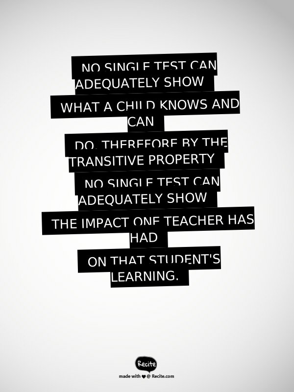 educationweek's tweet photo. #EWopinion: Teacher accountability should not be tied to testing. https://t.co/OBRMooc2SY https://t.co/kVsLbu7h17