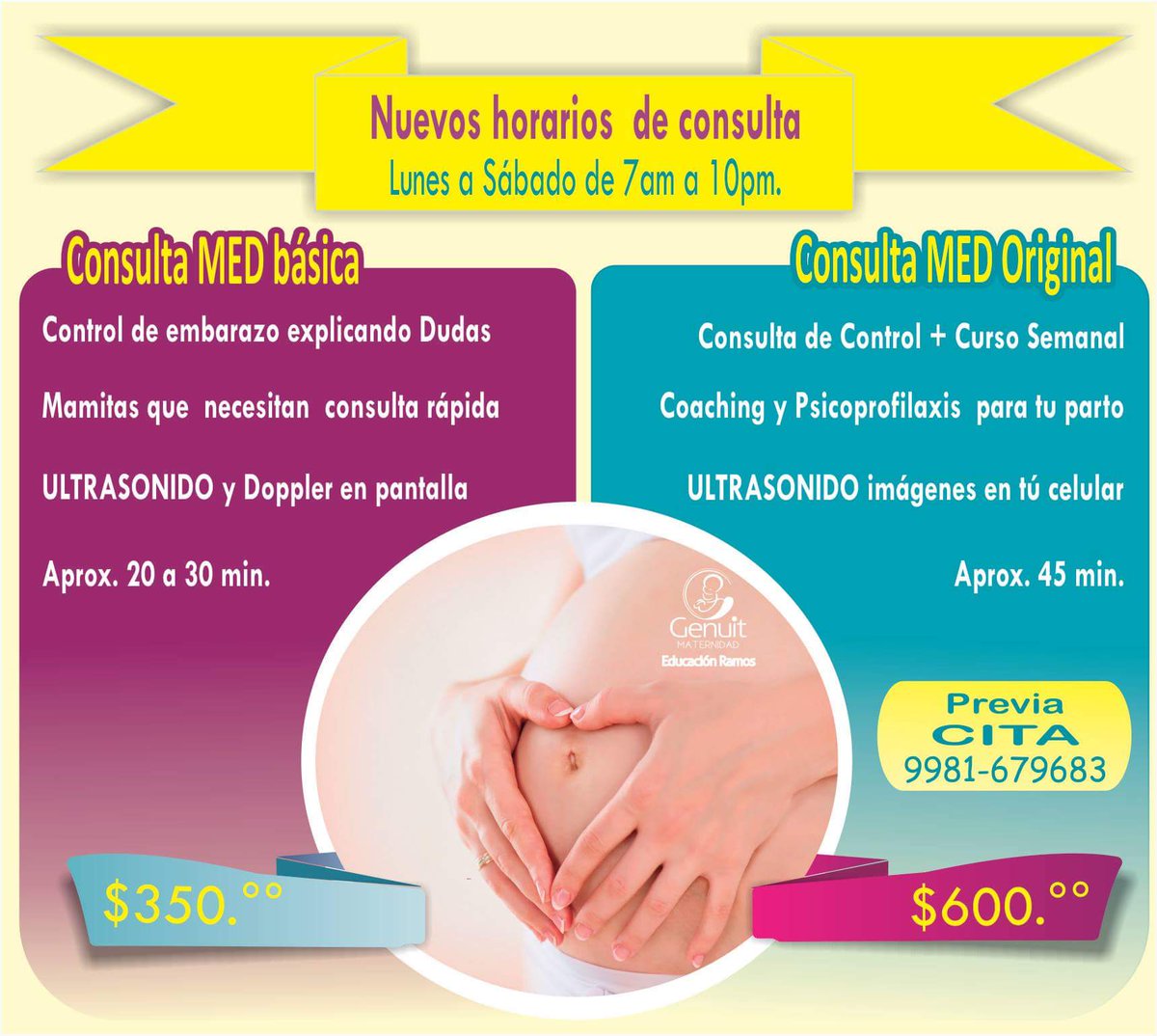 GenuitC's tweet photo. Mejorando para Consentir a Mamá. 
GENUIT. El amor nace de tu interior !!!

#ControlDeEmbarazo #CursoPsicoprofilactico #ConsultaDeEmbarazo. https://t.co/xTt6ue80Fz