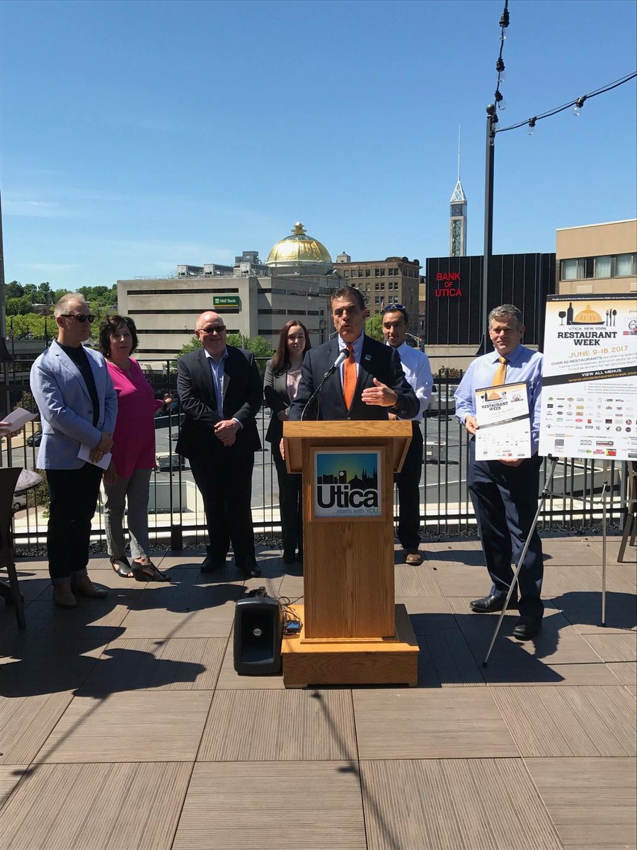 Clark33Clark's tweet photo. Utica Restaurant Week begins tomorrow June 9th. Great restaurants n r great city. @CityofUtica @broadwayutica #UticaRestaurantWeek https://t.co/ornBR9ninC