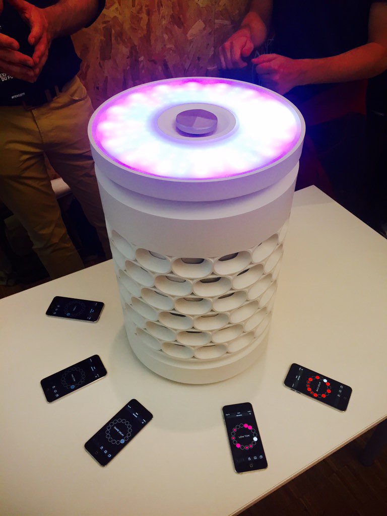 lehubdudesign's tweet image. #coloop connected collective sequencer @Ircam @nodesign #innovation #fens2017