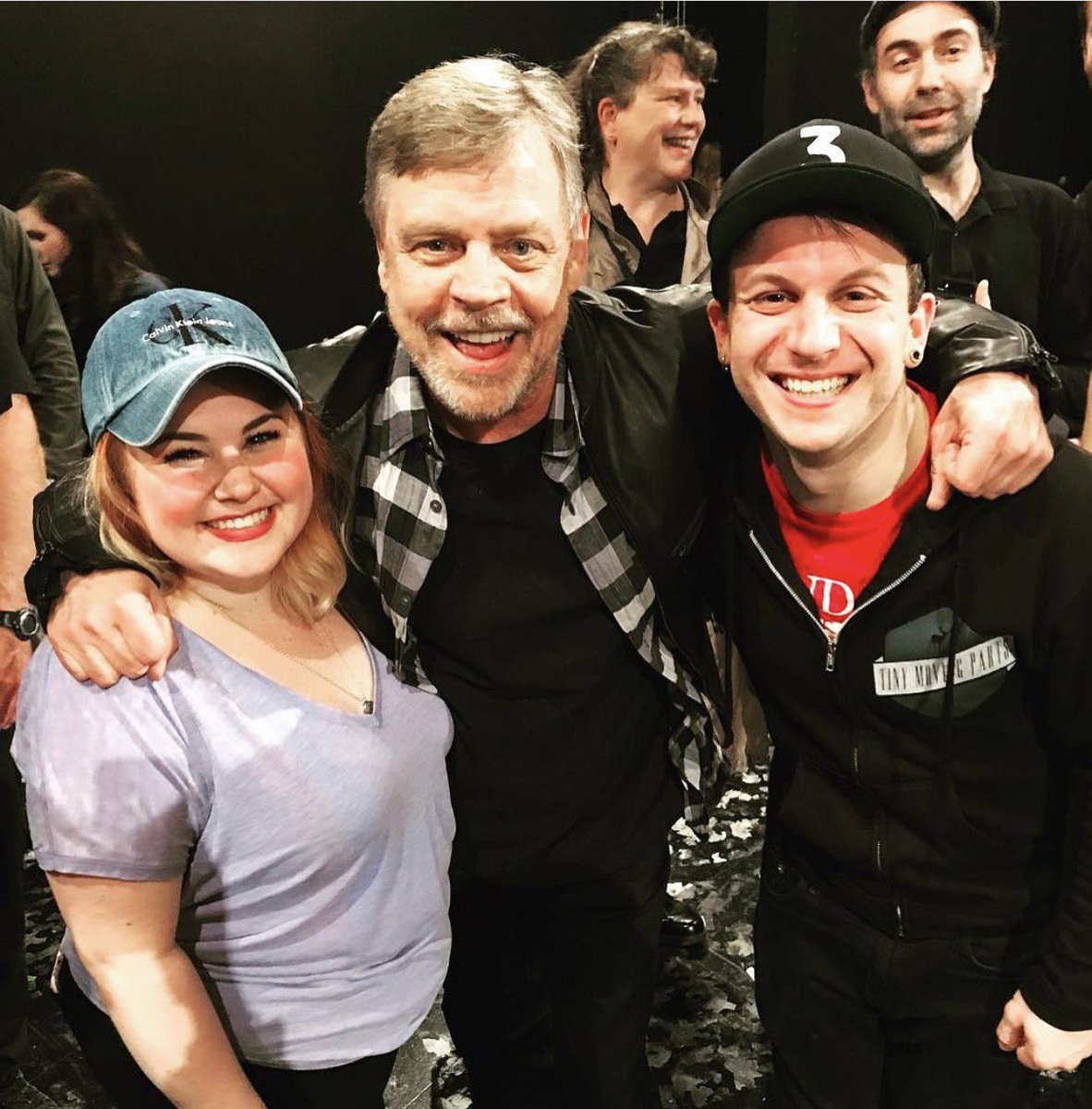 MarkHamill's tweet photo. Hugely entertaining &amp; endlessly inventive-An epic musical #TwilightZone w/ a superb cast led by the astonishingly talented @Andy_Karl! #WOW https://t.co/GHVIypTsgu