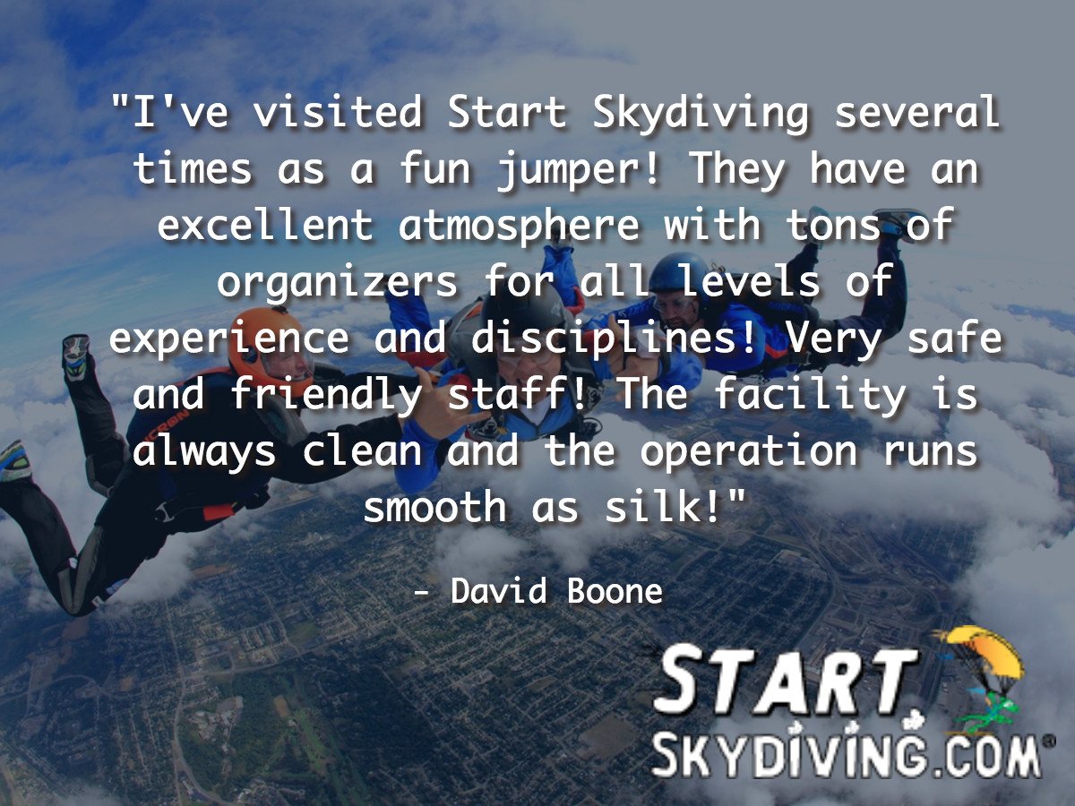 StartSkydiving's tweet photo. Today's weather is perfect for Skydiving! Who wants to fun jump with us?!?!?! 

#StartSkydiving #ClientReview #FunJumpers https://t.co/LEkLhobO5f