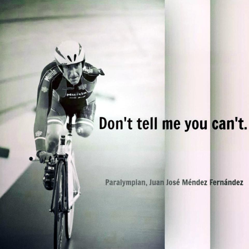 BikeSchaumburg's tweet image. Sometimes we all need a little inspiration. Today, Paralympian Juan Jose Mendez Fernandez is ours. Who is yours?