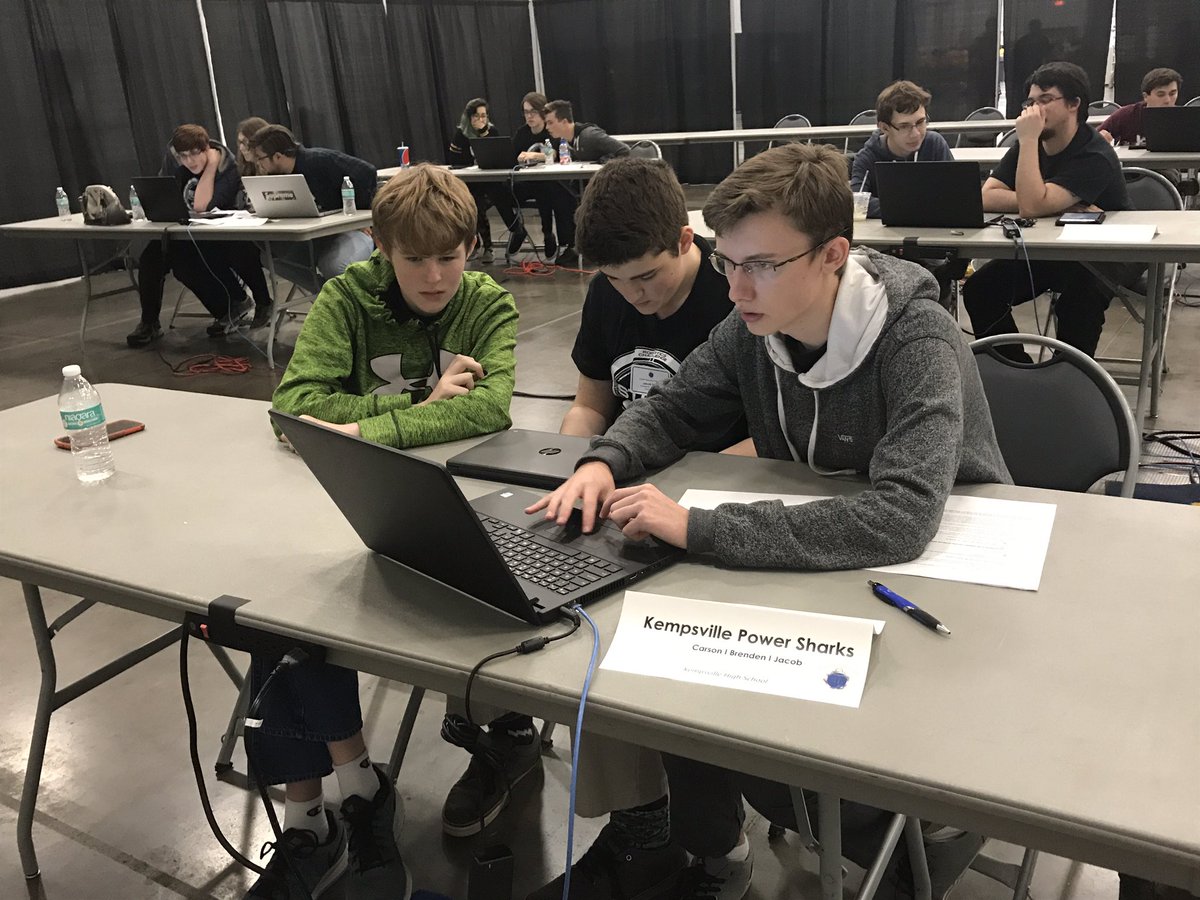 MsMeghanTimlin's tweet photo. @KHS_Chiefs @KempsAcademy Cyber Security Team in action!! #STEMTrifecta2017 #wearevbschools #ebaproud #chiefpride https://t.co/HclEp0lQnR