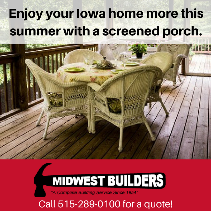 MidwestBuildIA's tweet photo. Bring the Iowa outdoors in without the bugs. Enjoy a new enclosed porch built by @MidwestBuildIA . See our blog at: https://t.co/bGvx9PwI5F https://t.co/rRJz0e3ru5