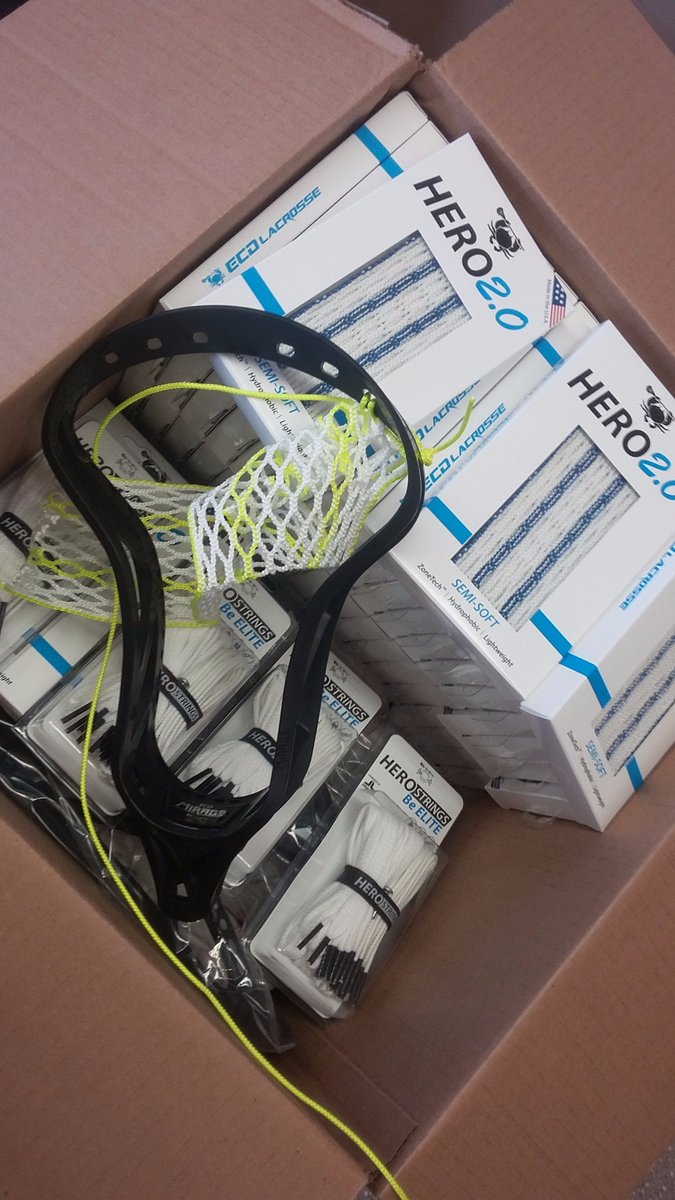 That moment you start stringing an <a href="/EastCoastDyes/">ECD Lacrosse</a> Mirage and the FedEx guy shows up #thischangeseverything