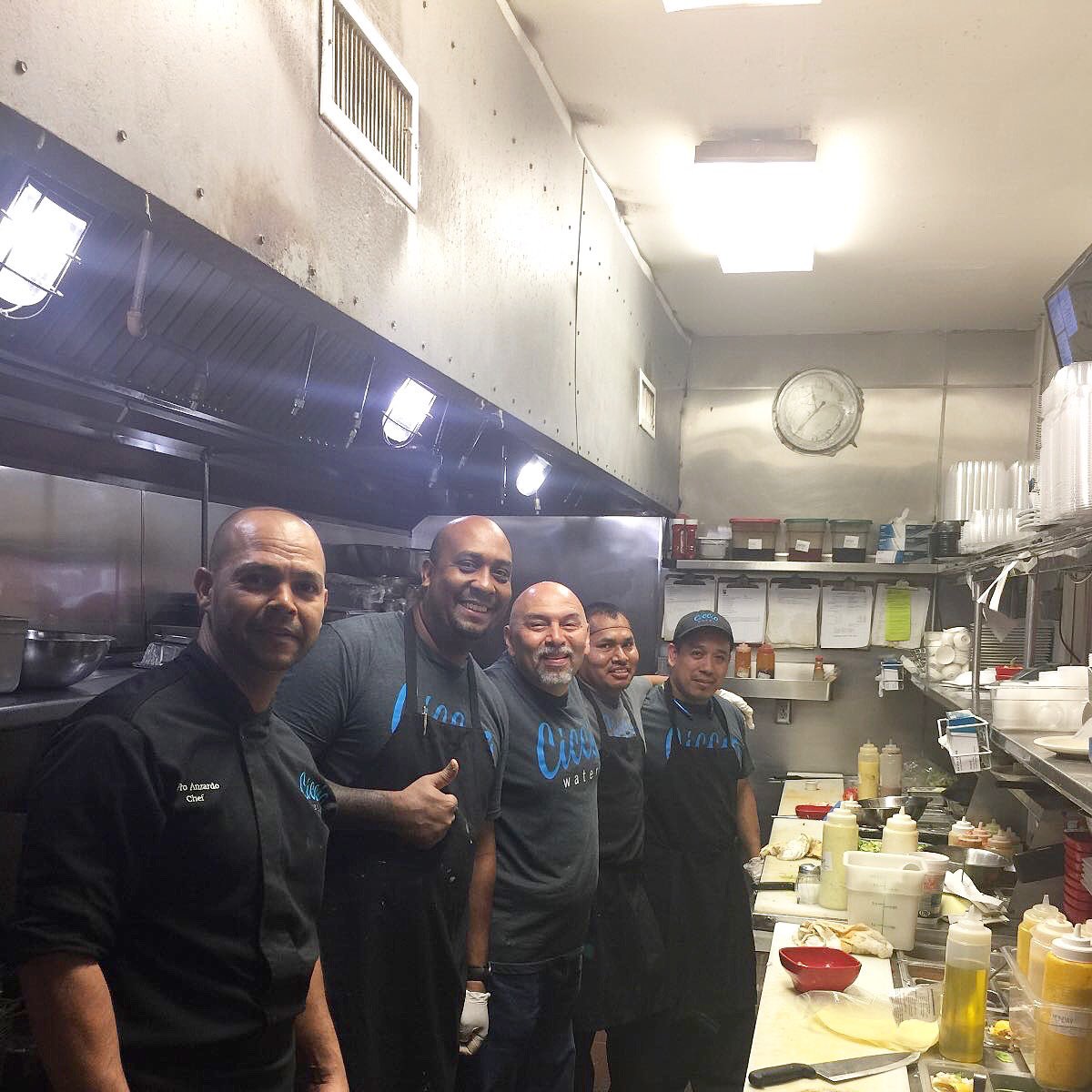 cicciorg's tweet photo. A great shot of some of our CRG veterans who have been with us for the thrilling and delicious ride that started over 20 years ago💙🍽 | #CRG https://t.co/kNXNhvUw7F