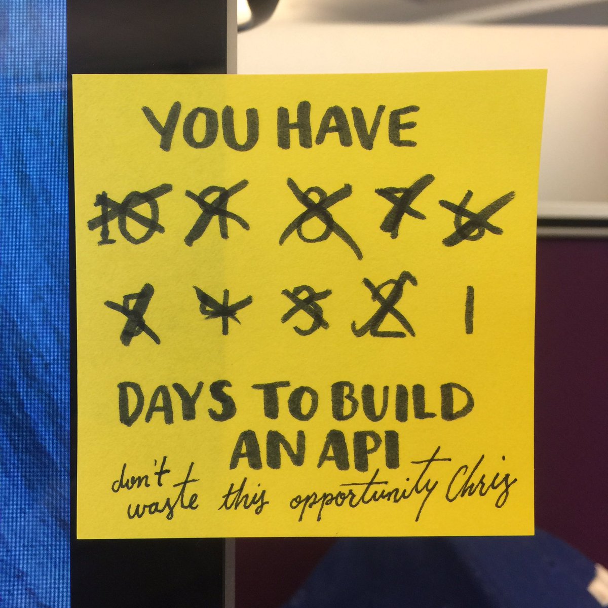 ClickPop's tweet image. Today&apos;s the day, one way or another this thing is done tonight. Thanks again to @cinaglia for basically everything. #10dayapi #code