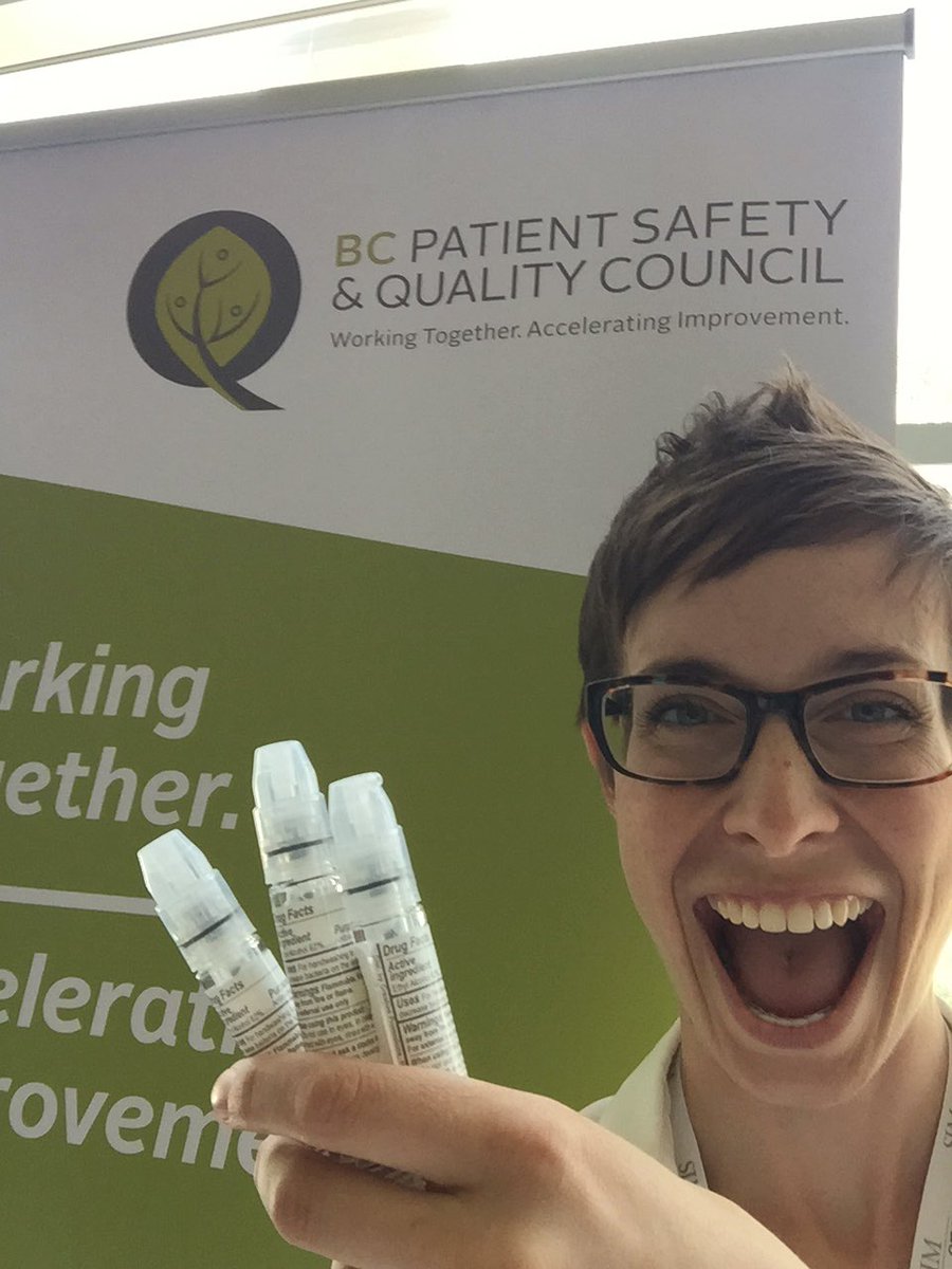 Come visit me at <a href="/BCPSQC/">BC Patient Safety & Quality Council</a> resource table for hand sanitizers, awesome #QI resources and this big toothy grin! #NFSQS
