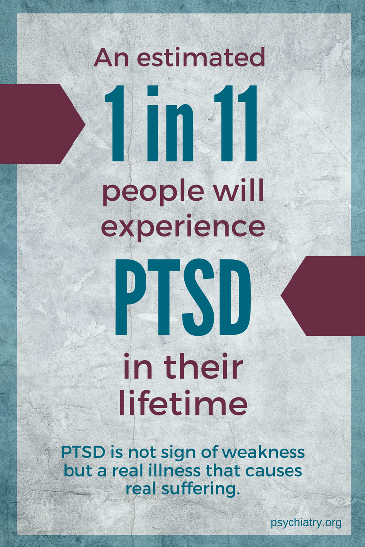 APApsychiatric's tweet photo. PTSD is not a sign of weakness. It is a real illness that causes real suffering. https://t.co/8u3KlKFy5S #PTSDAwarenessMonth https://t.co/MefbOXHJfg