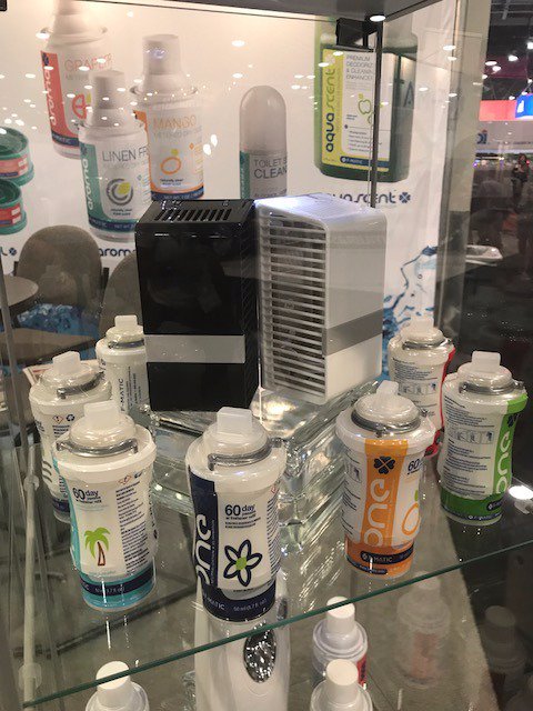 FMaticInc's tweet photo. Last day to come visit us at the #Cleanshow2017! Come see our 9 different F-One fragrances along with our NEW Mini Dispenser. https://t.co/LOpQ9nDFXi