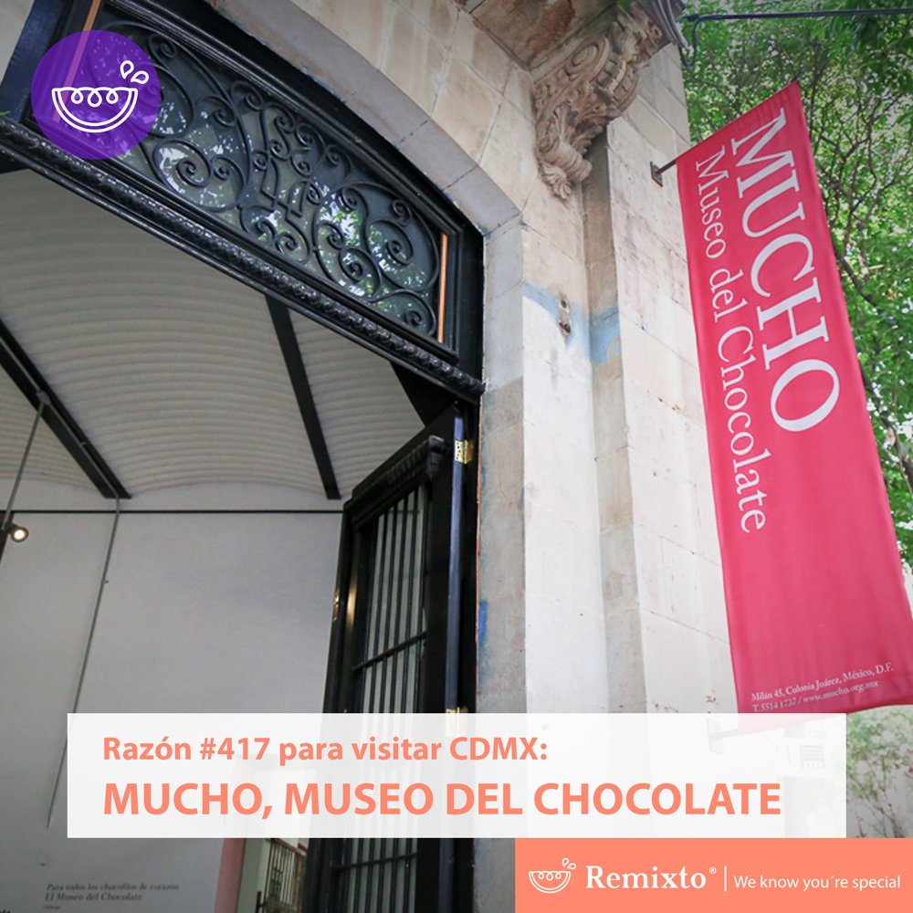 remixto's tweet photo. @ChocolateMUCHO es un espacio de reunión, hay conferencias, conciertos y exposiciones.

La #CDMX está esperándote https://t.co/71LZ7sa4cc 😁 https://t.co/zEyjR3C3Vj