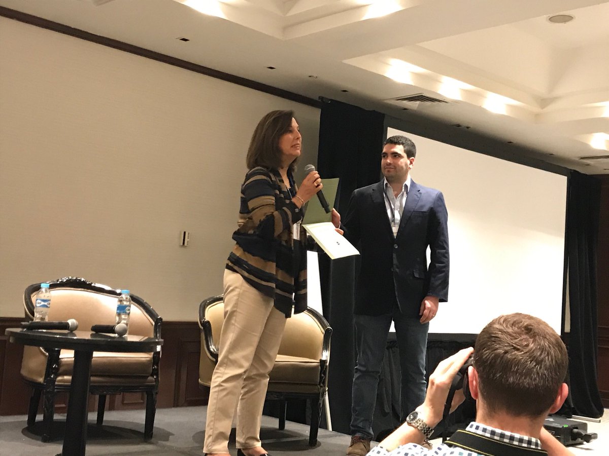 CeriseSptf's tweet photo. Former @SPTaskForce board member @truelift Ambassador Carmen Velasco delivers Truelift award to @Friend_Bridge &amp; @fundaparaguaya #SPTF2017 https://t.co/ZhzIXCGiO7