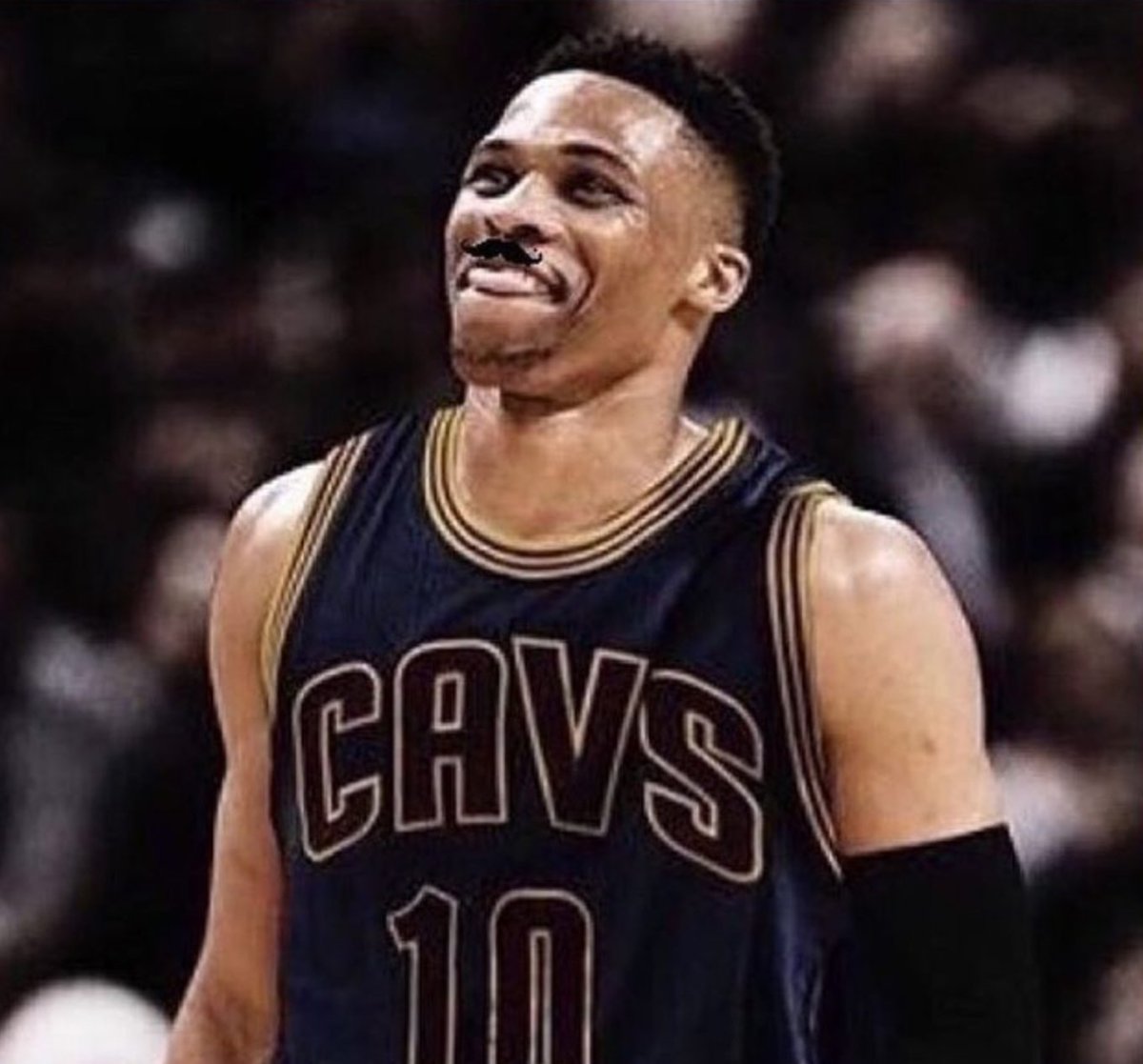 FakeSportsCentr's tweet photo. BREAKING: The Cavs acquire mysterious player named Wussell Restbrook for game 4 of the NBA Finals. https://t.co/J7RWiHkUxx