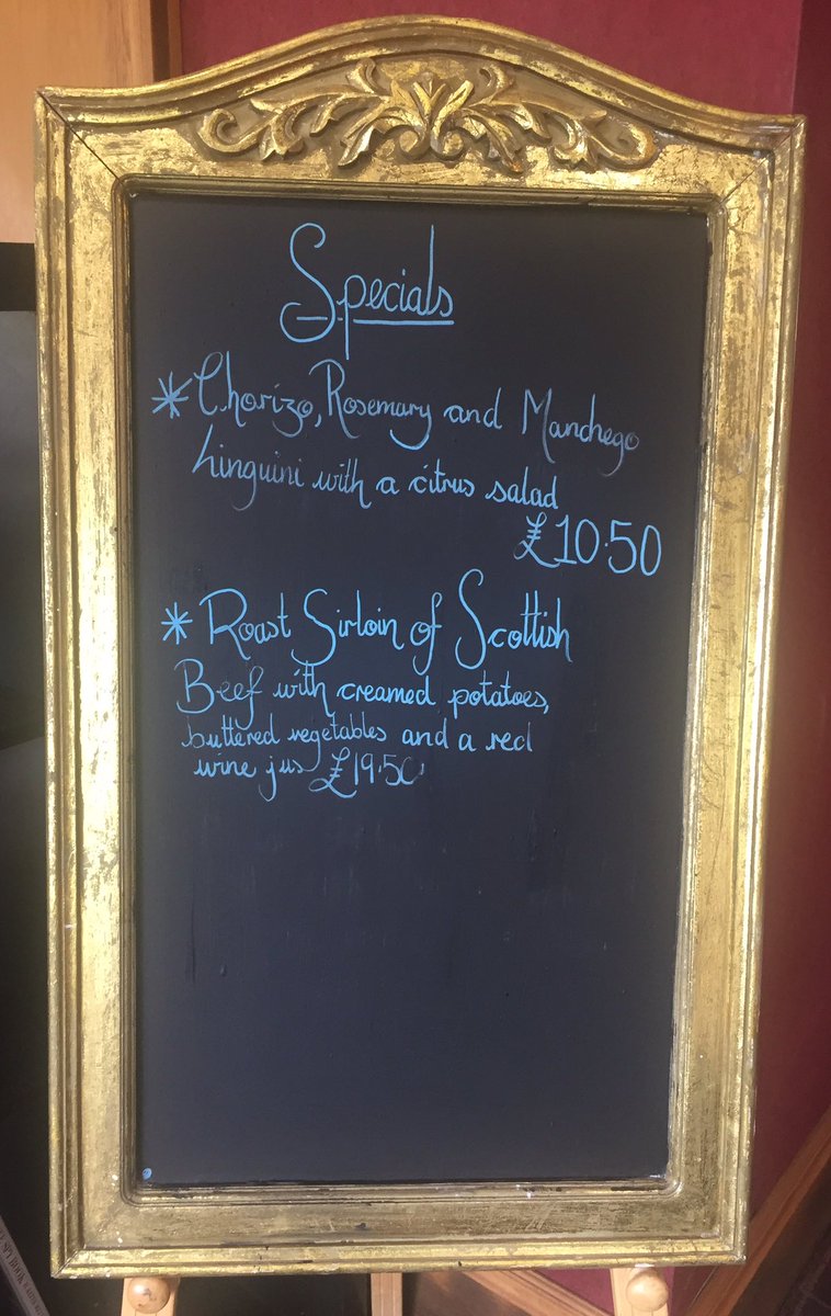 This evening specials. Are you interested?