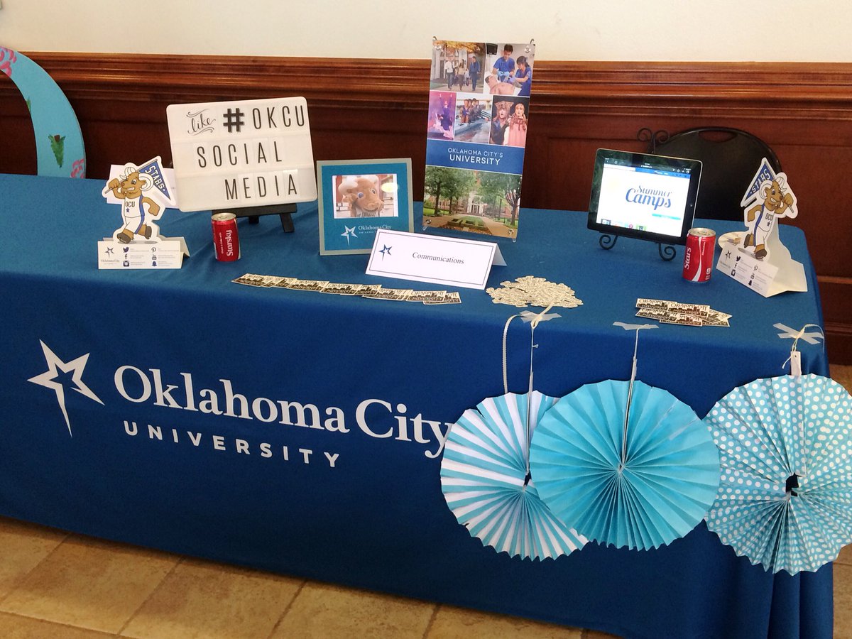 OKCU's tweet photo. Welcome to #Stars101 everyone! Stop by our booth at the Activities Fair for free OKCU stickers! https://t.co/25PCzeDTX7