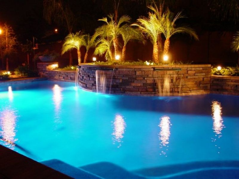 Pool #lighting is not just about the underwater #pool lighting. It is about illuminating the entire pool deck along with other nearby areas.