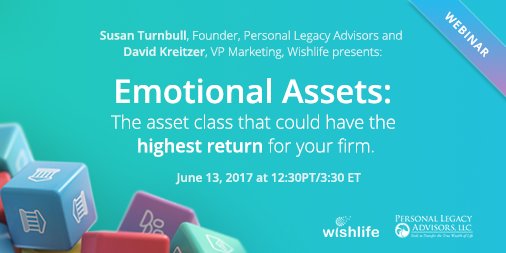 jlittlechild's tweet photo. Emotional assets - such an interesting topic from @wishlifeapp. Check out their webinar on June 13. https://t.co/qEbLGcpk7c https://t.co/O5oy1fWSLx