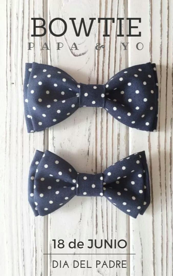 Porque es tu Mayor Orgullo 😍 Elegí el Set de Moños 'Mi Papá &amp; Yo' 👨❤👶🏻 de BLACK TUX