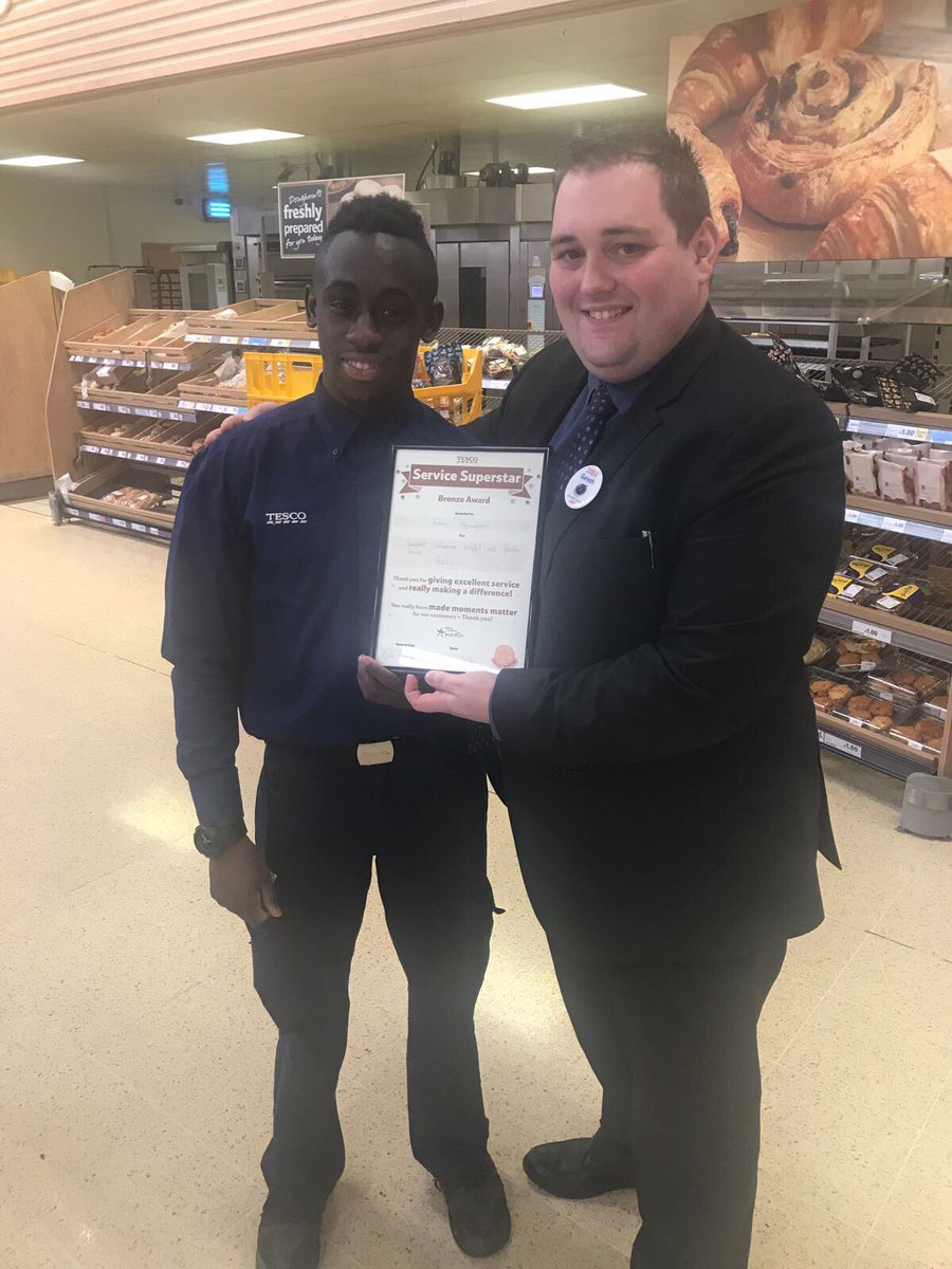 ItsGarethJones's tweet photo. Another member of the bronze service superstar club! Well done Francis. Amazing customer service time and again. @DavidCardew @Will_hldswth https://t.co/ukonoI3atX