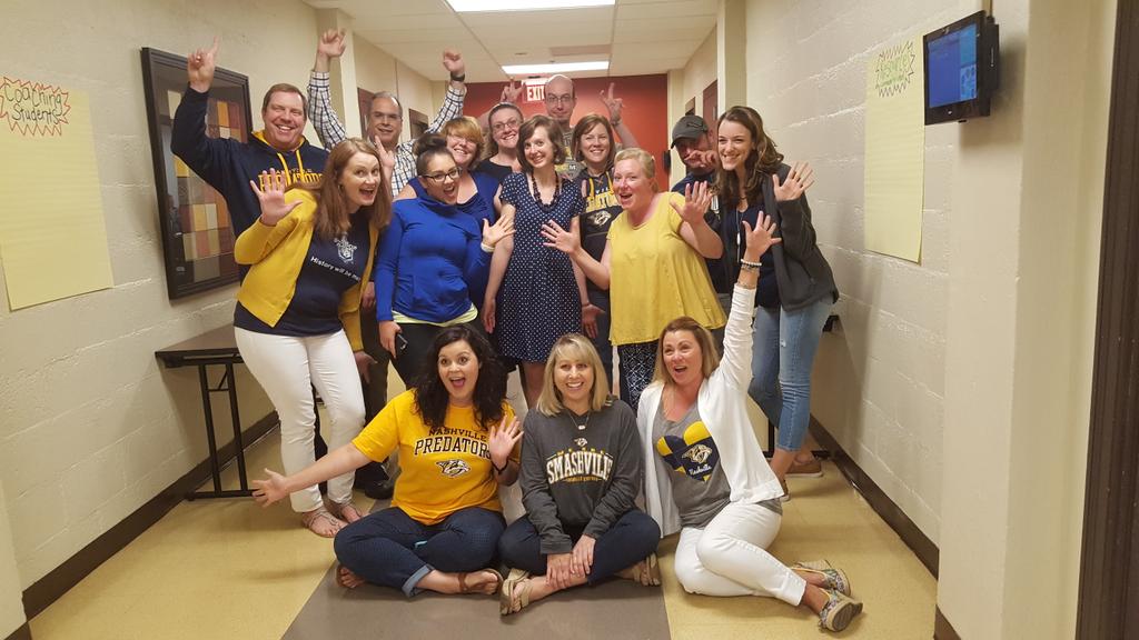 jjones2edu's tweet photo. Ts learning PBL and supporting Nashville's @PredsNHL #wewantthecup @mnpsinstruction   #mnpspbl https://t.co/o10OpEp4Sg