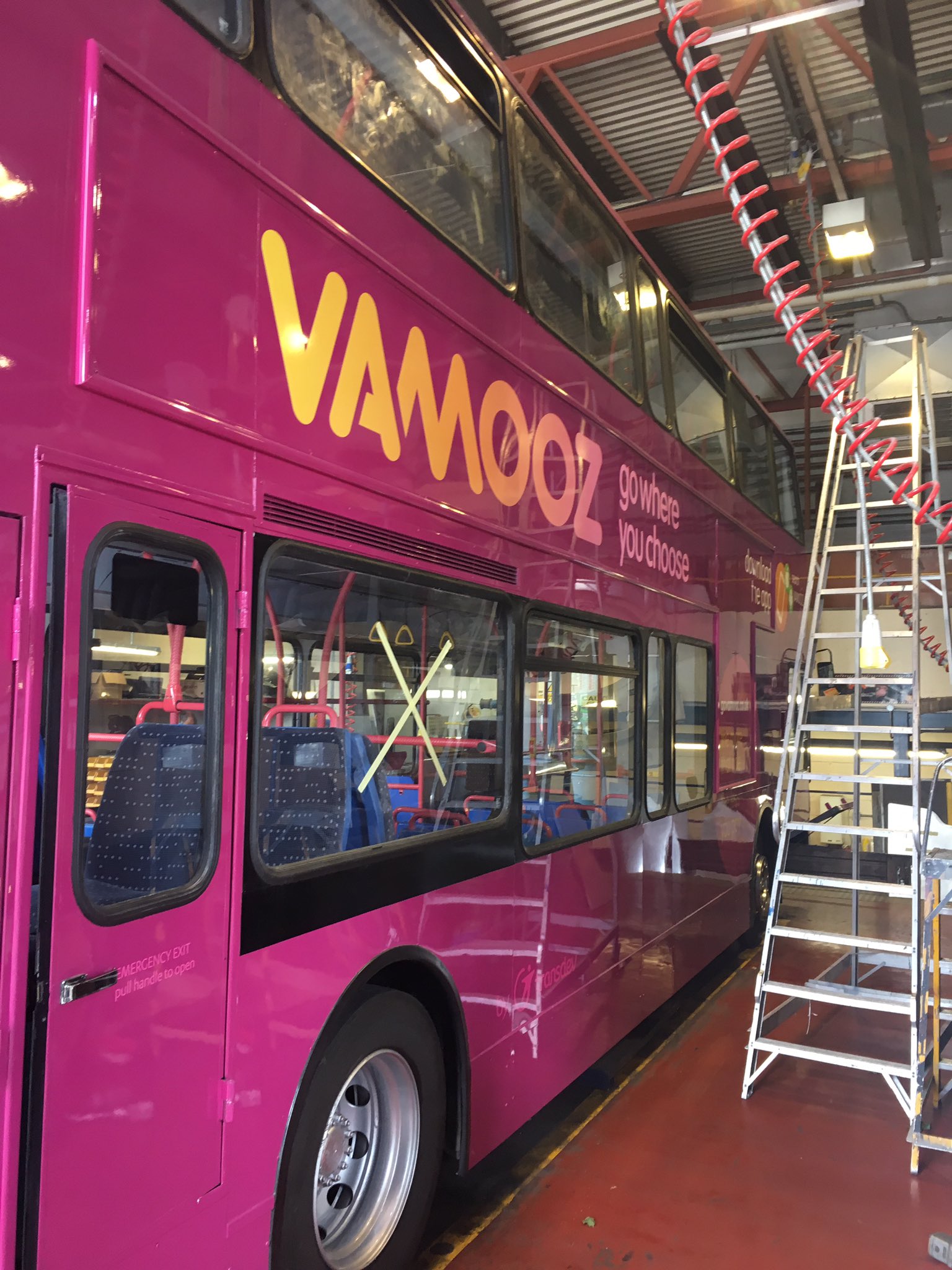 Alex Hornby On Twitter Another VAMOOZ Bus Under Preparation At The 