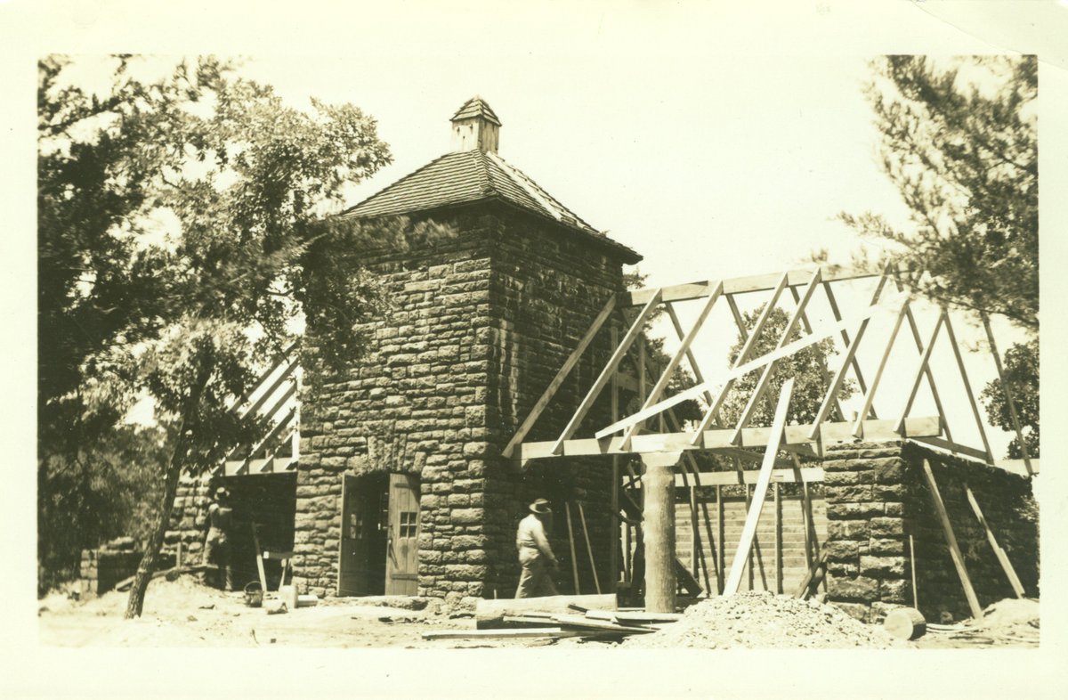 Texas Ccc Parks On Twitter Tbt Building Buescher State Park S